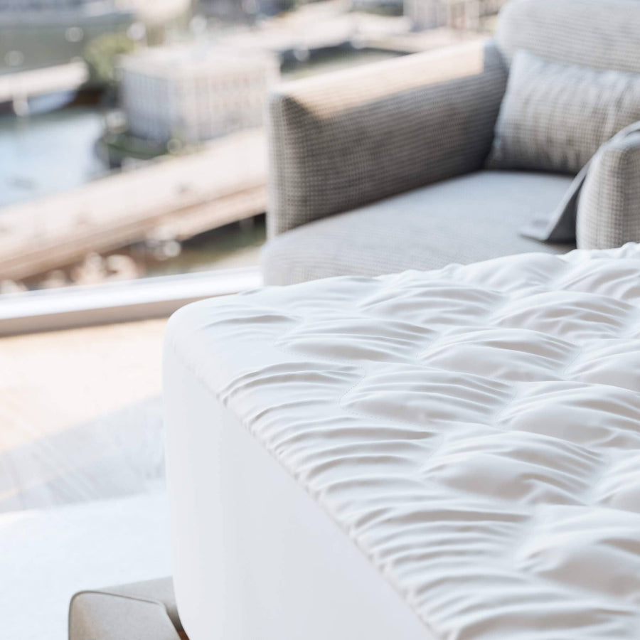 Deluxe Microfiber Waterproof Quilted Mattress Pad Waterproof Mattress Pad Bargoose Home Textiles, Inc.
