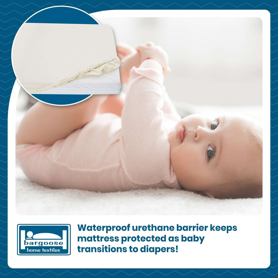 100% Cotton Waterproof Baby Crib Fitted Sheets Crib Sheet Bargoose Home Textiles, Inc.