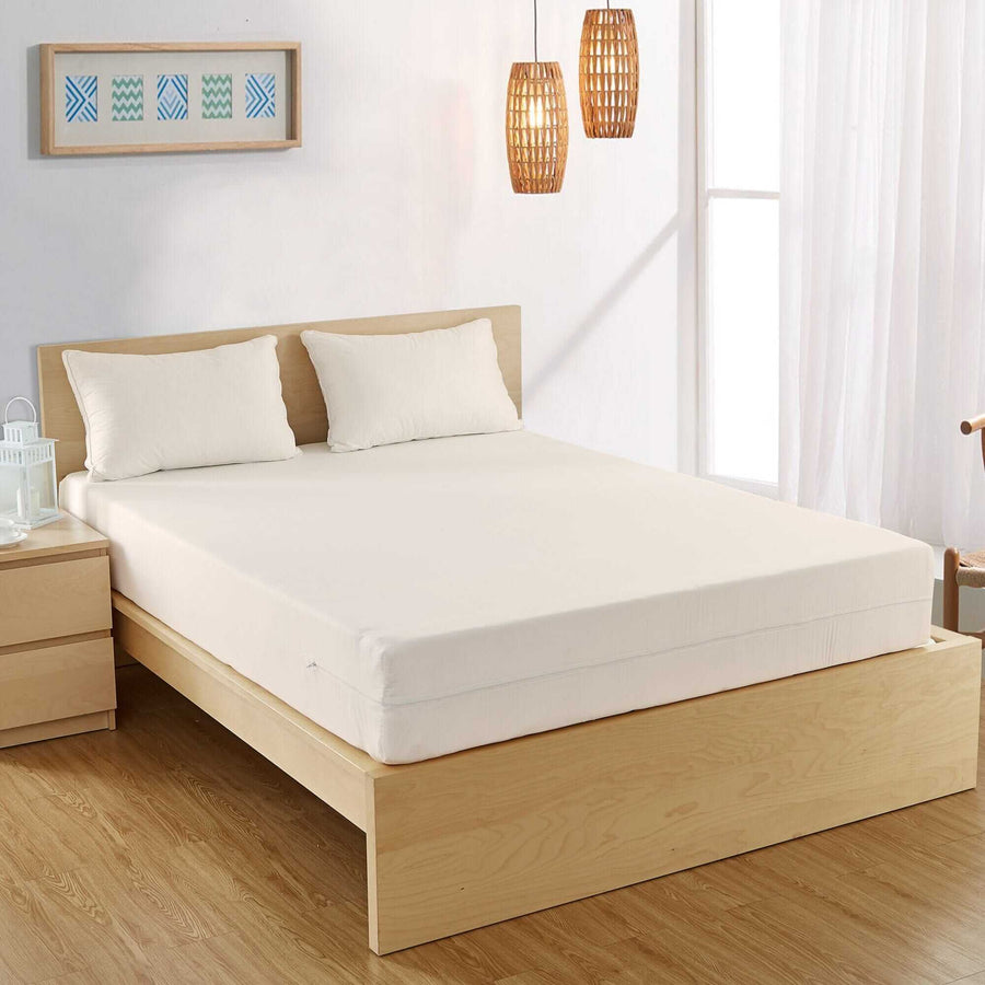 AllergyCare™ - Organic Cotton Zippered Mattress Encasement Zippered Mattress Protector / Cover Bargoose Home Textiles, Inc.