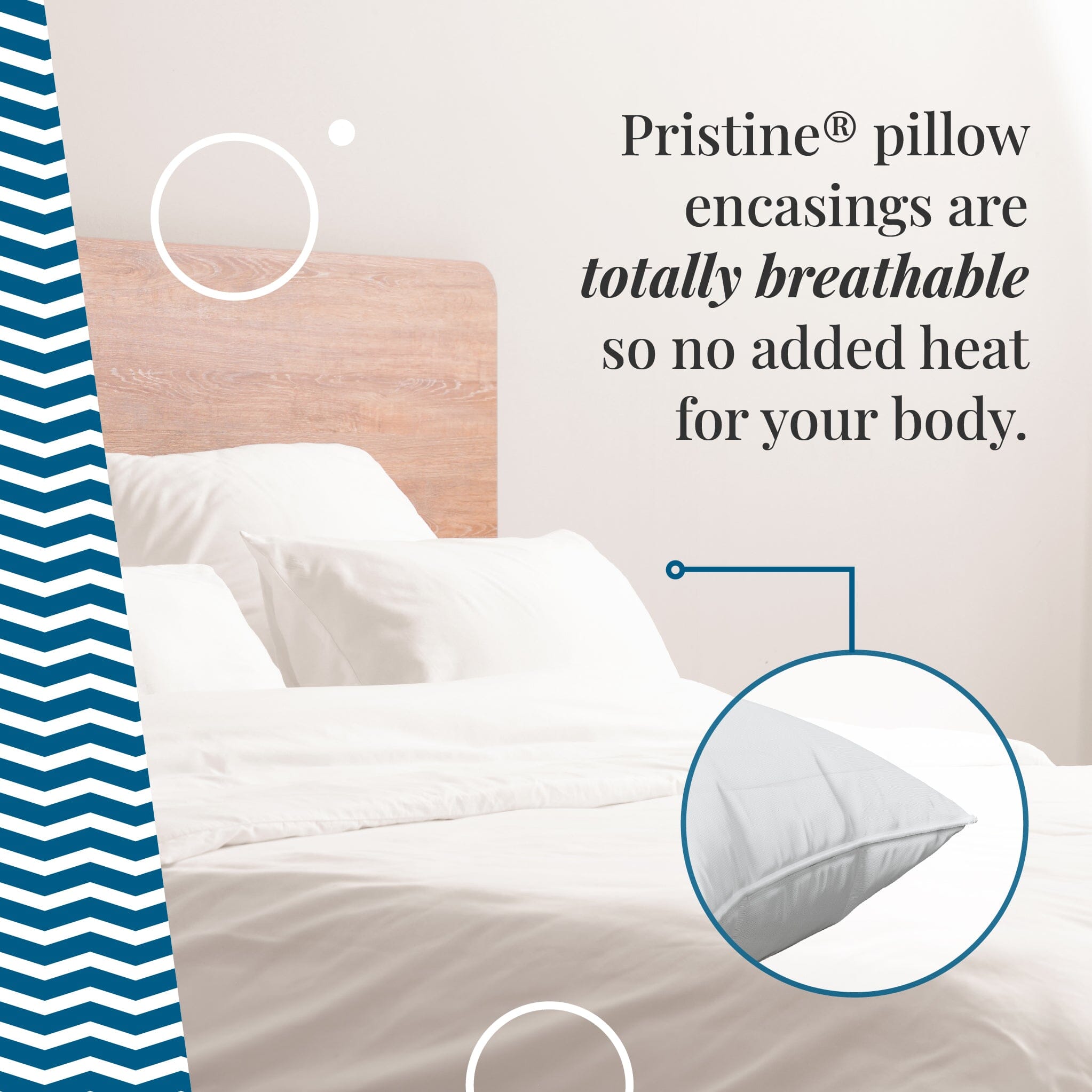 AllergyCare Pristine® Allergen Barrier Zippered Pillow Covers Pillow Protector Bargoose Home Textiles, Inc. 