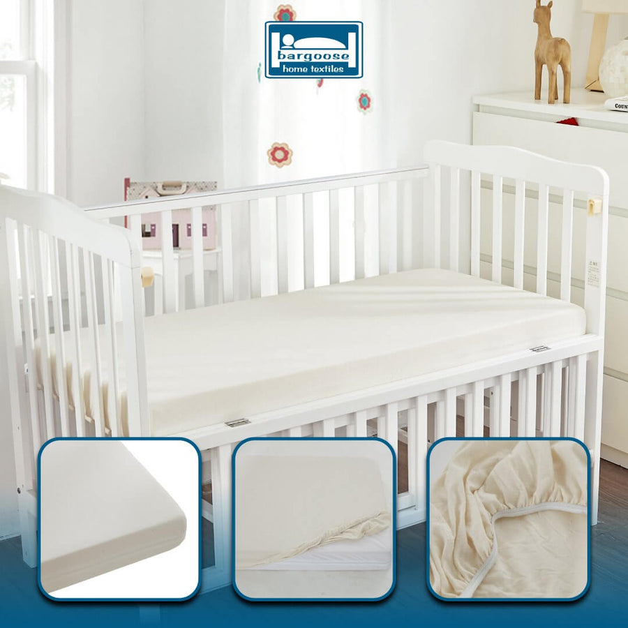 Baby Crib Fitted Saftey® Sheets Crib Sheet Bargoose Home Textiles, Inc.