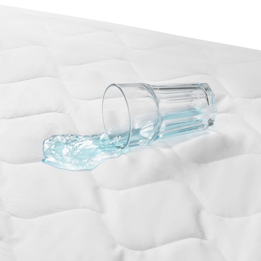 Deluxe Quilted Waterproof Crib Mattress Pad Waterproof Crib Pad Bargoose Home Textiles, Inc. 24" x 38" x 3"