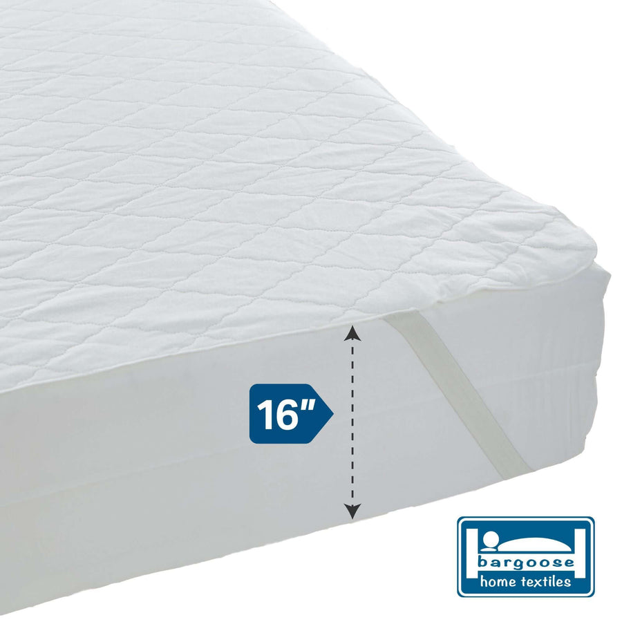 Quilted Waterproof Mattress Pads Waterproof Mattress Pad Bargoose Home Textiles, Inc.