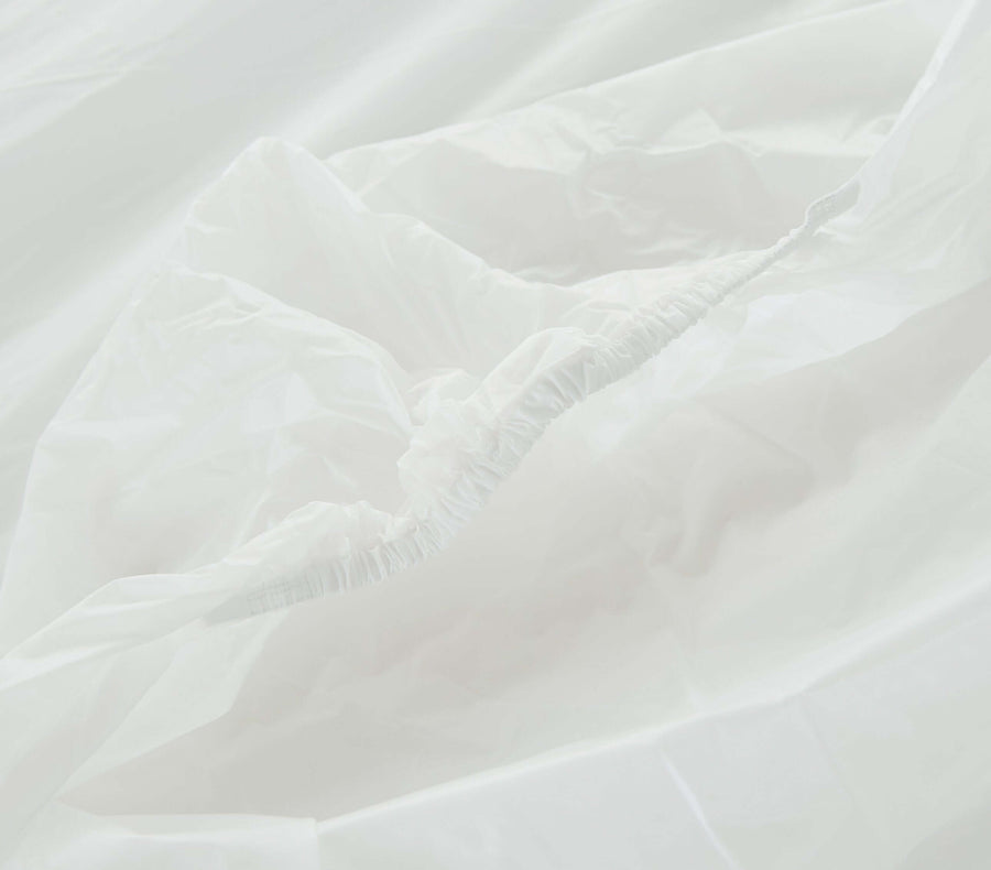 Vinyl Fitted Mattress Protector | Waterproof Box Spring Encasement | Guards Against Pests & Liquids | Taffeta Finish Fitted Mattress Protector Bargoose Home Textiles, Inc.