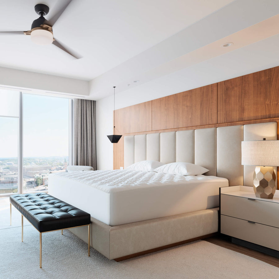 Deluxe Quilted Waterproof Mattress Pad | Bargoose