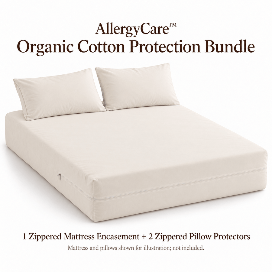 Organic Cotton Mattress and Pillow Protection Bundle