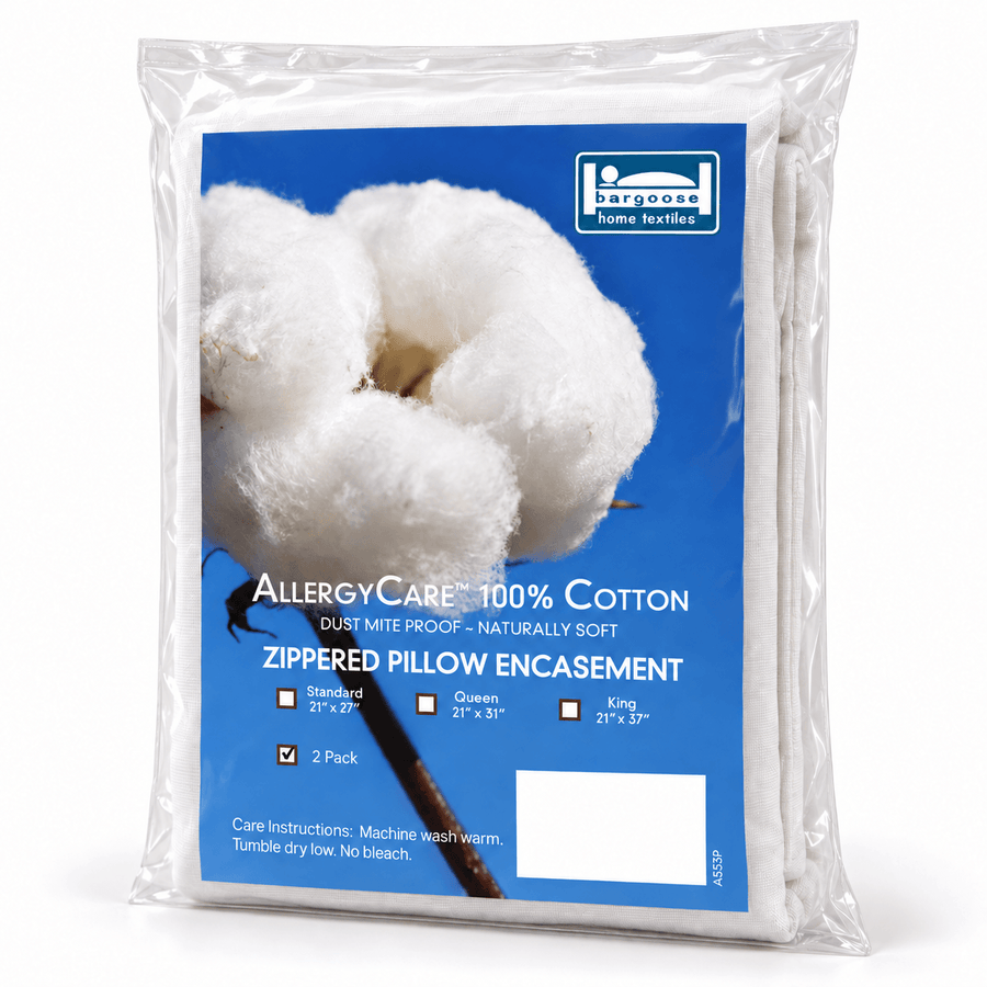 Protège-oreiller anti-allergènes en coton AllergyCare™