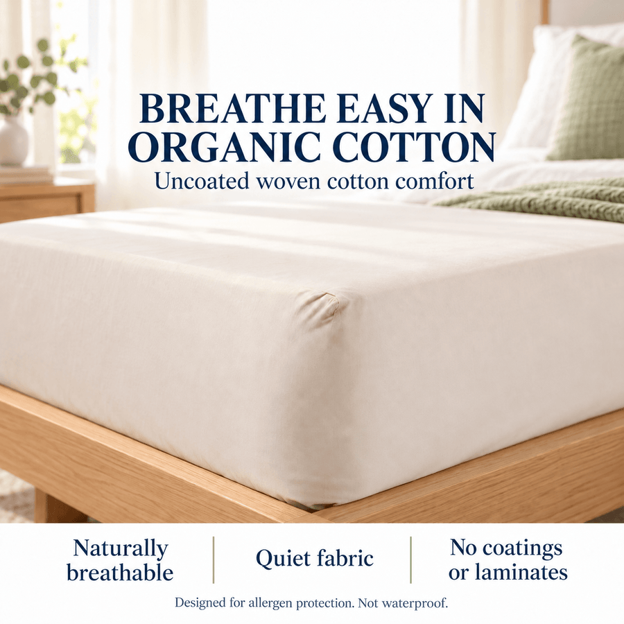 Protège-matelas housse en coton biologique AllergyCare