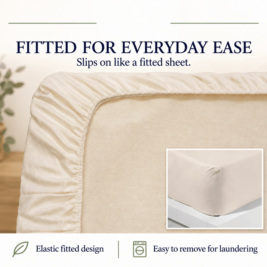 Protège-matelas housse en coton biologique AllergyCare