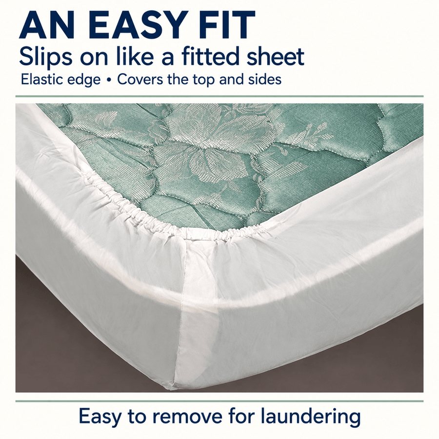 Housse de matelas anti-allergènes AllergyCare™ 100 % coton