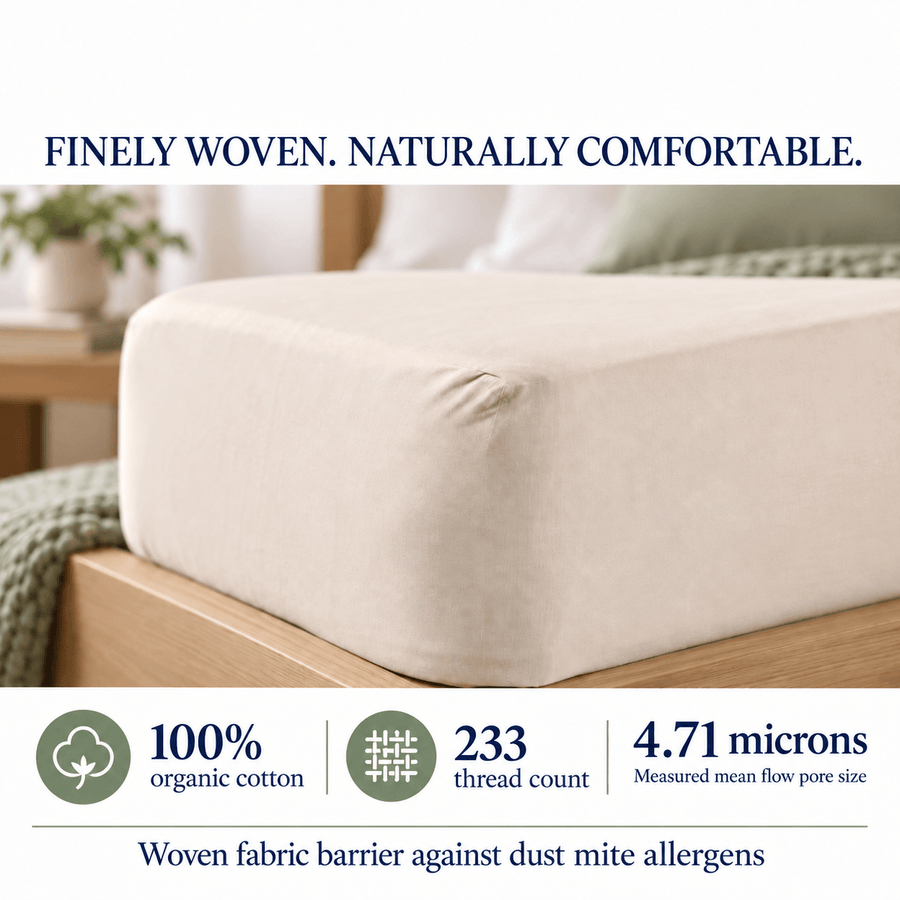 Protège-matelas housse en coton biologique AllergyCare