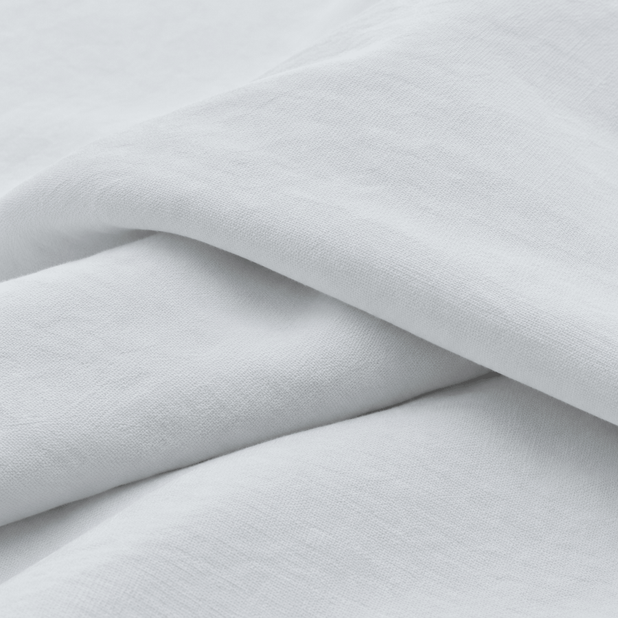 Close-up of the soft woven cotton fabric of the AllergyCare duvet cover