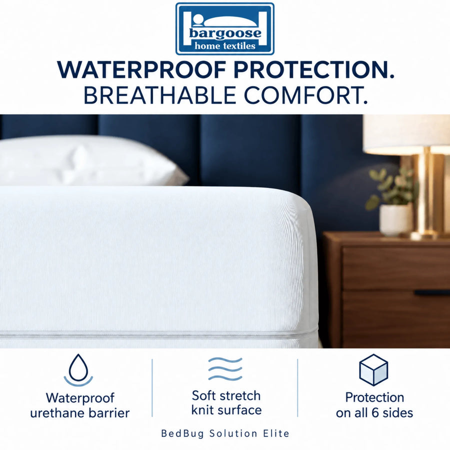 Housse de matelas zippée BedBug Solution Elite, anti-punaises de lit et imperméable