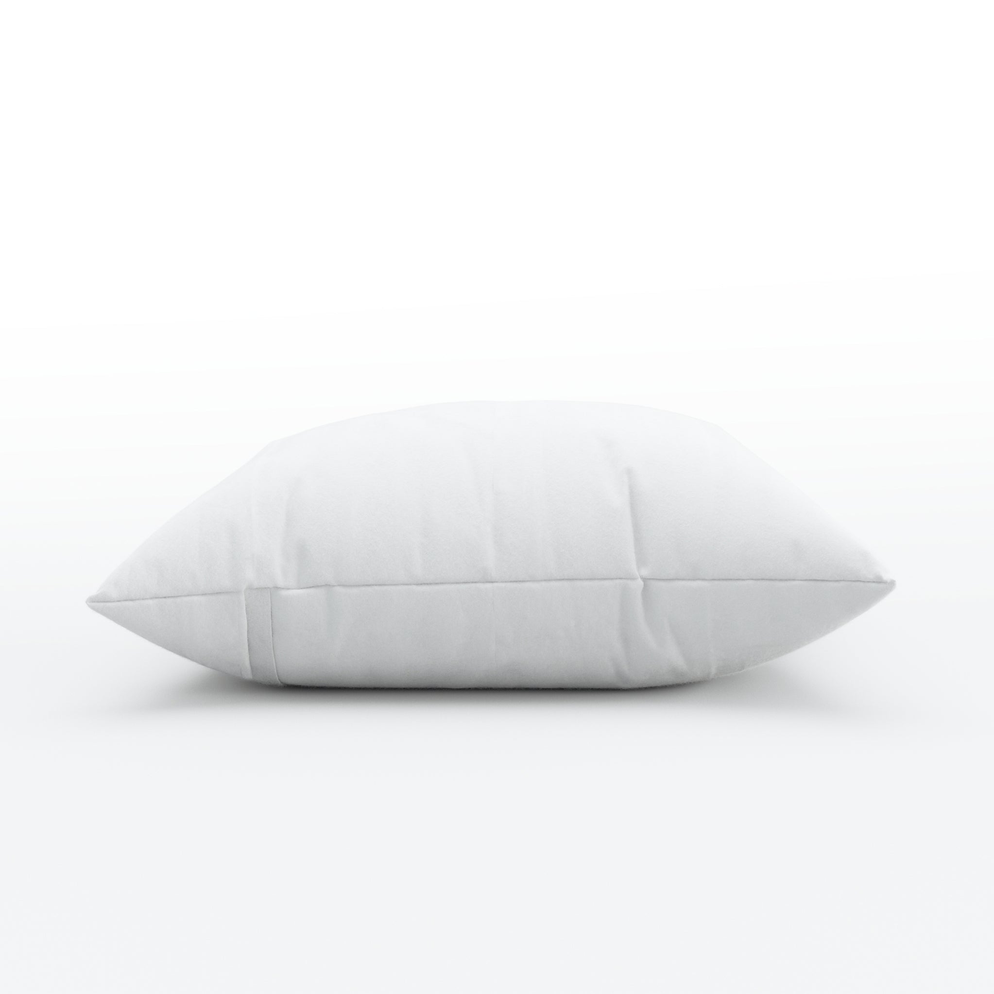 White AllergyCare pillow protector on a white background