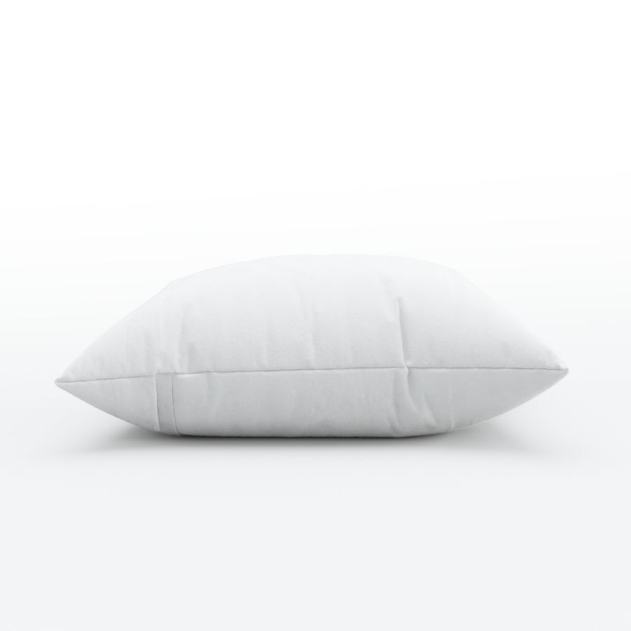 White AllergyCare pillow protector on a white background
