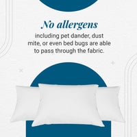 AllergyCare Pristine® Allergen Barrier Zippered Pillow Covers Pillow Protector Bargoose Home Textiles, Inc. 