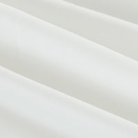 Smooth white polyester knit surface of the AllergyCare stretch knit duvet cover