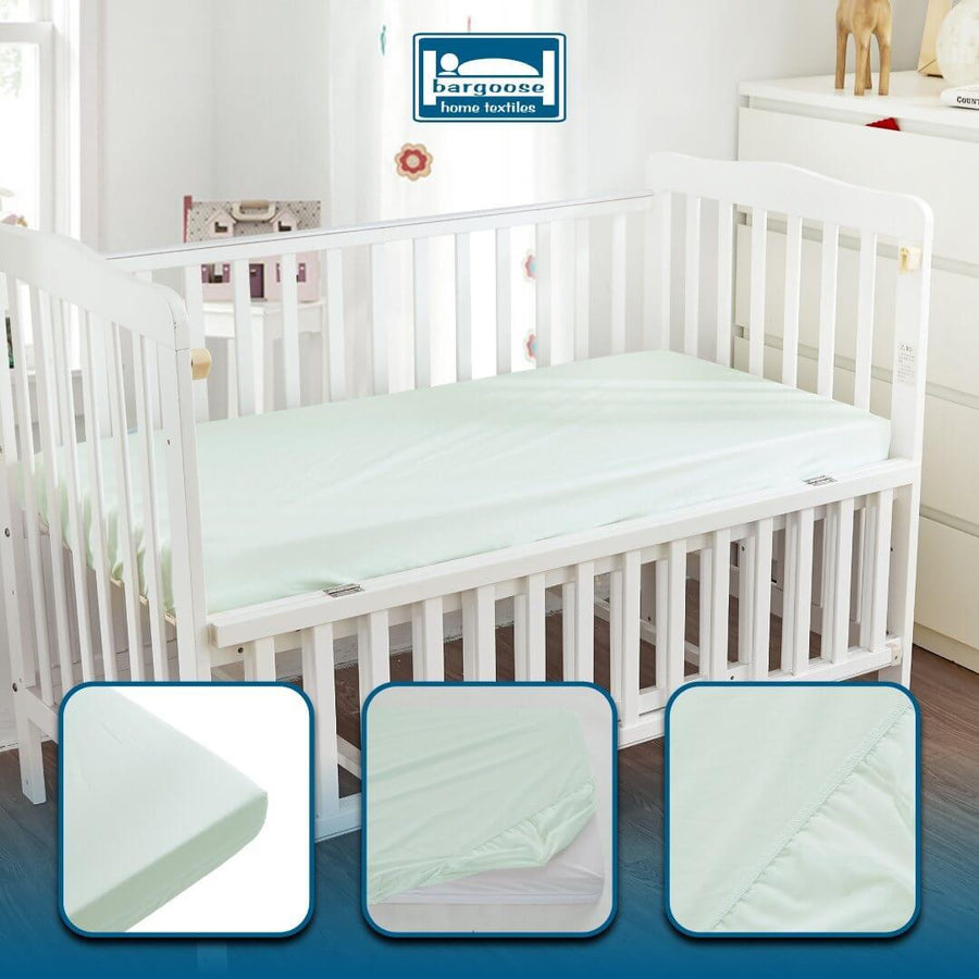 Baby Crib Fitted Saftey® Sheets Crib Sheet Bargoose Home Textiles, Inc. 