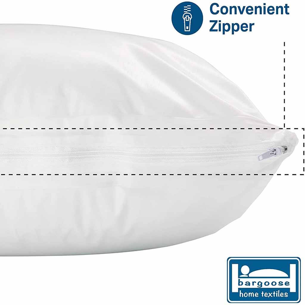 Bargoose’s Bedbug Solution™ Elite - Zippered Pillow Encasement Pillow Protector Bargoose Home Textiles, Inc. 