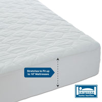 Deluxe Quilted Waterproof Mattress Pad — Bargoose Home Textiles, Inc.