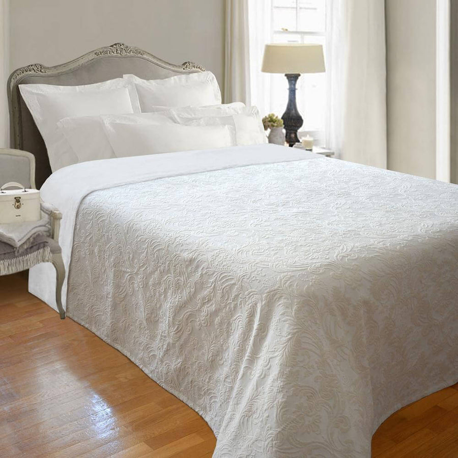 Floral Brocade Jacquard Bedspreads Jacquard Bedspreads Bargoose Home Textiles, Inc. 