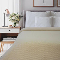 Herringbone Jacquard Bedspreads Jacquard Bedspreads Bargoose Home Textiles, Inc. Twin (80" x 116") Natural 