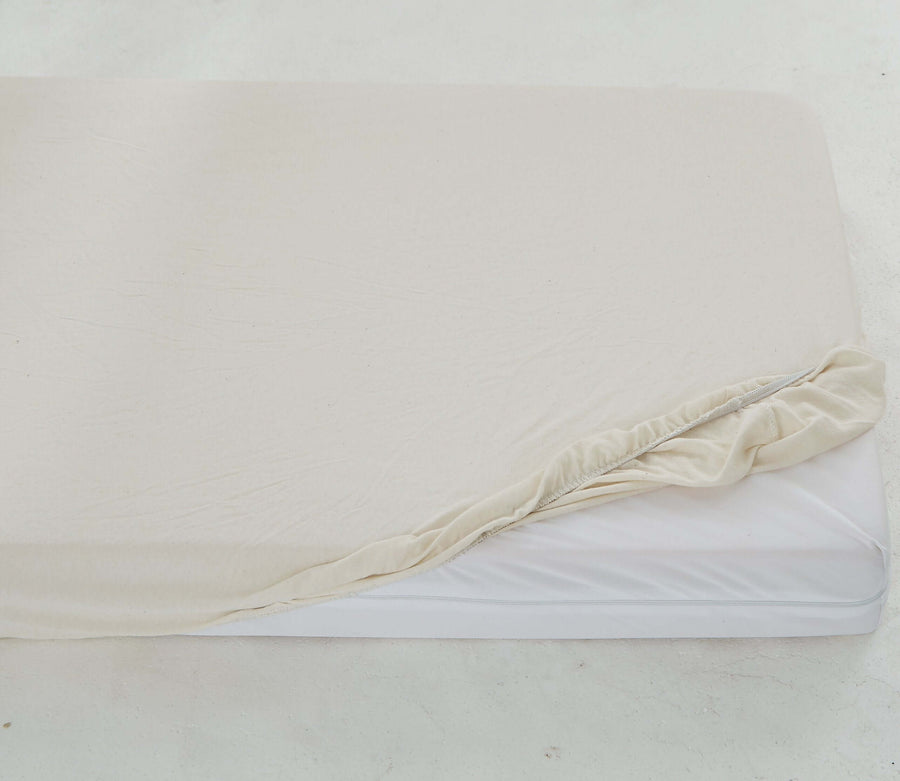 Natural Cotton Fitted Safety® Crib Sheets Crib Sheet Bargoose Home Textiles, Inc. 