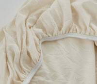 Natural Cotton Fitted Safety® Crib Sheets Crib Sheet Bargoose Home Textiles, Inc. 