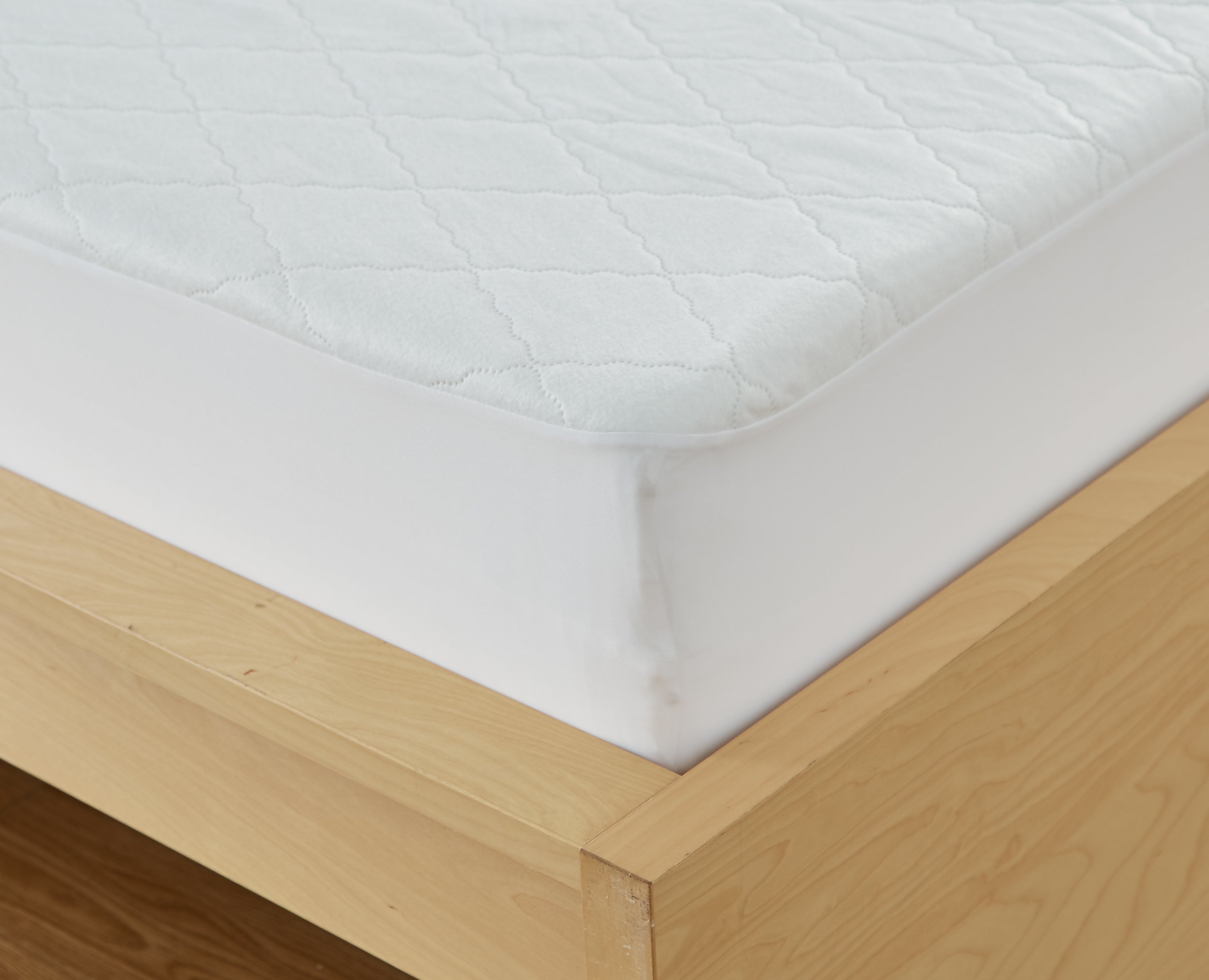 Quilted Waterproof Mattress Pads - Anchor Band and Fitted Style Available Waterproof Mattress Pad Bargoose Home Textiles, Inc. 