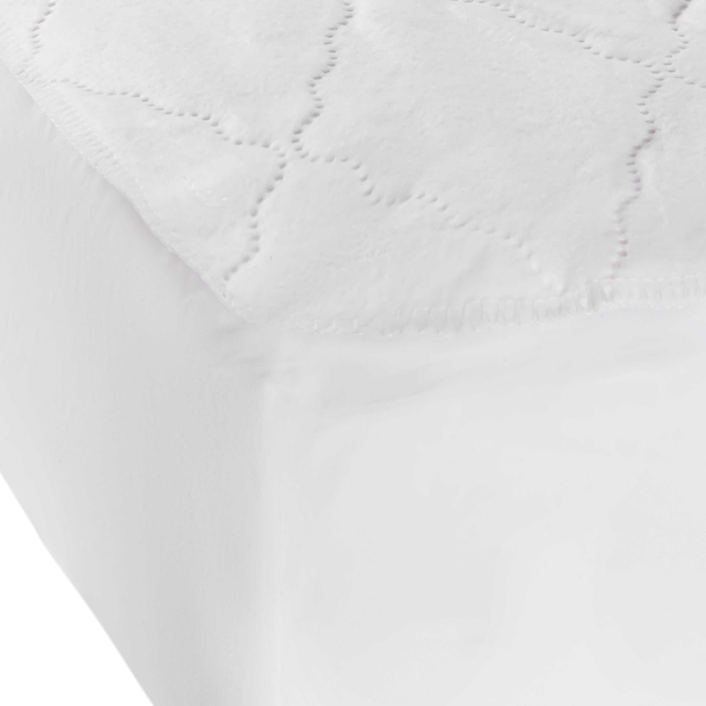 Quilted Waterproof Mattress Pads - Anchor Band and Fitted Style Available Waterproof Mattress Pad Bargoose Home Textiles, Inc. 