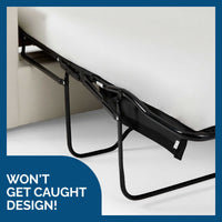 Bargoose Quilted Waterproof Sofa Sleeper Mattress Pads - Anchor Band Won't Get Caught Design for easy use.